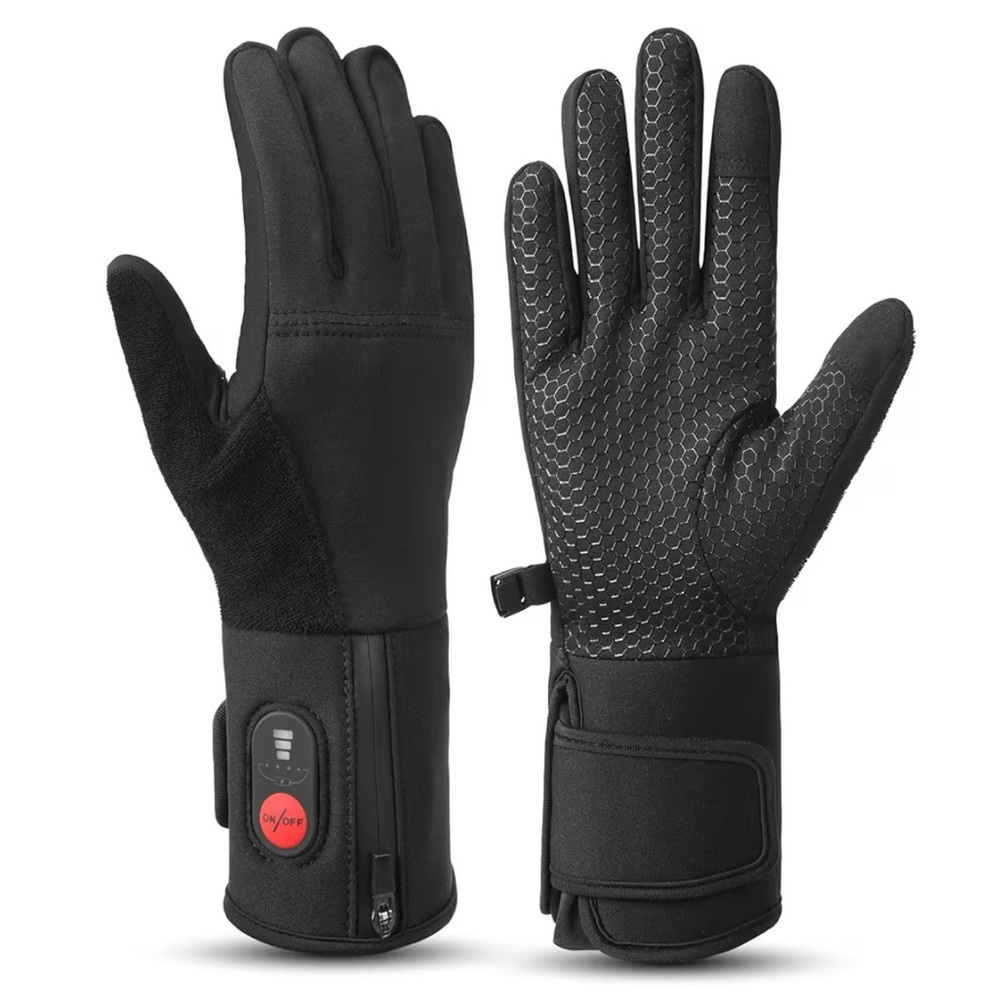 NEW! Heated Glove Liners Touchscreen Compatible Fast Charge Long Lasting XS-SM